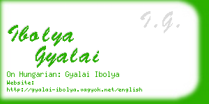 ibolya gyalai business card